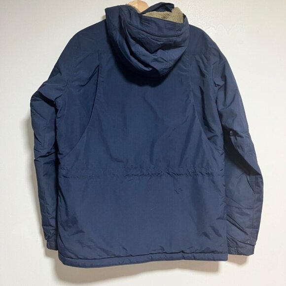 Patagonia Navy Blue Winter Parka - Men’s Medium - Fleece Lined - Picture 10 of 15